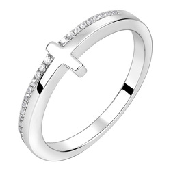 кольцо КЛ-12167М Серебро 